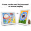 Cadre pour enfants 8,5 x 11 pouvant accueillir 100 œuvres - Cadre à chargement frontal pour table et mur-101041212
