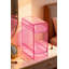 Table d'appoint en acrylique transparent pour petits espaces, table de chevet étroite étroite et table de bout au design minimaliste moderne pour la chambre à coucher et le salon