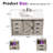 Chimira Farmhouse Single Bathroom Vanity with Acrylic Top-563594298-559235708