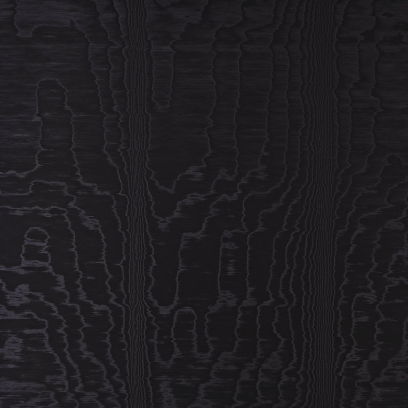 Moirã‰ Wallcovering Wallpaper, Noir