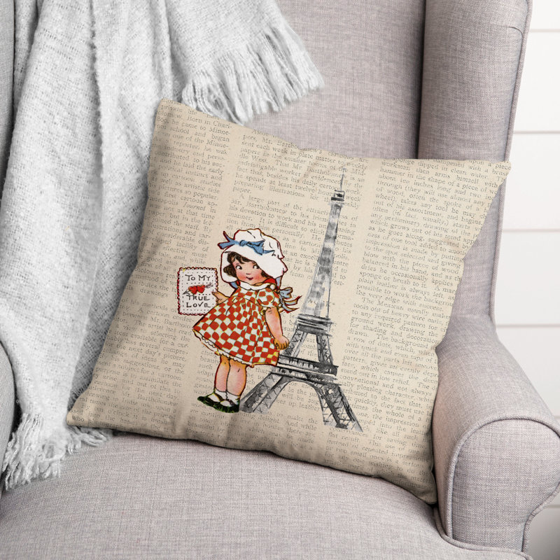 Coussin journal Paris