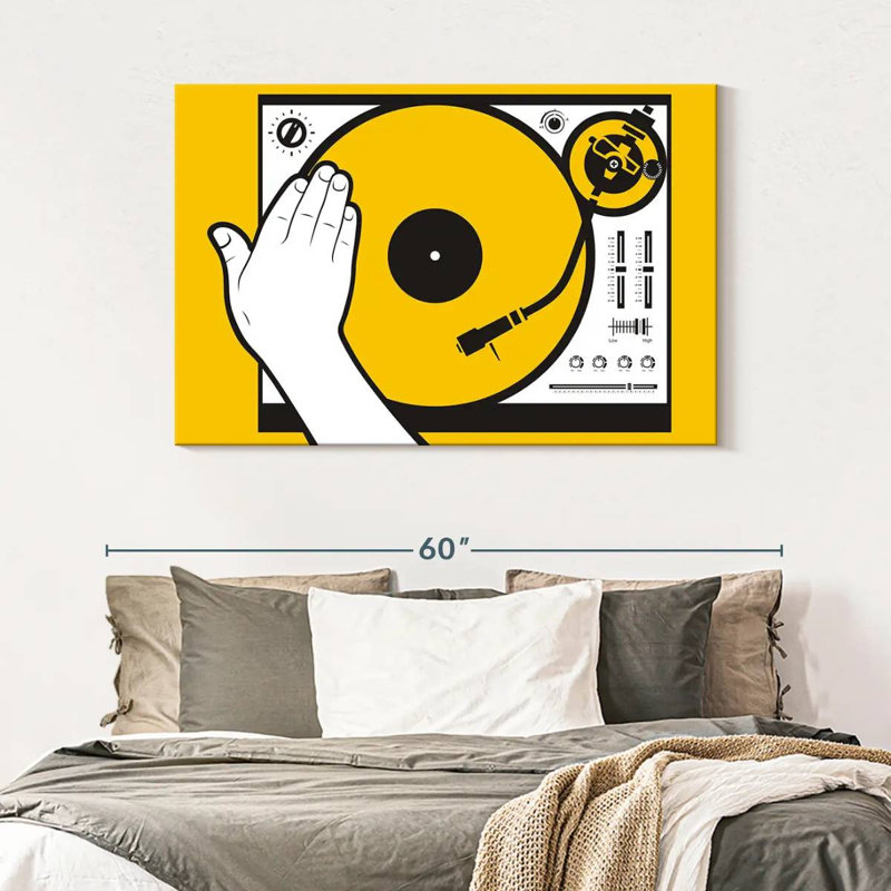 Abarca DJ Vinyl Scratch, 32" H x 48" W