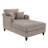 Aglaea Upholstered Chaise Lounge With Adjustable Backrest-1229185458