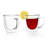 JoyJolt Serene Double Wall Coffee Mugs, 7.4oz.