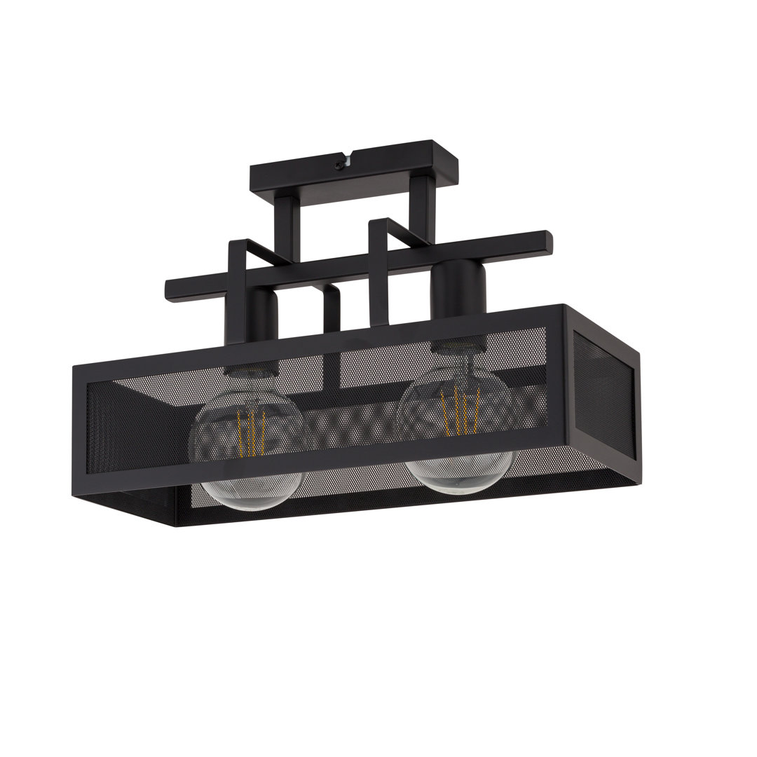 Bashaw 2-Light 40cm Semi Flush Mount