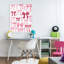 Giclée encadrée rose et rouge Bows All Over, design par Marcus Prime-522334781-522334769