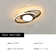 3-Light LED Double Ring Flush Mount Ceiling Light