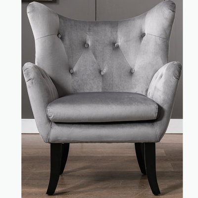 Cankton Velvet Accent Chair