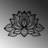 Elegant Decorative Metal Wall Accessory, Black, 35.8 x 23.2 inches | 100% Metal Construction, Thickness: 0.06 inches | Lightweight (2.6 lbs) | Versatile Wall Art with Easy Hanging Mechanism for Home Decor-1844244110