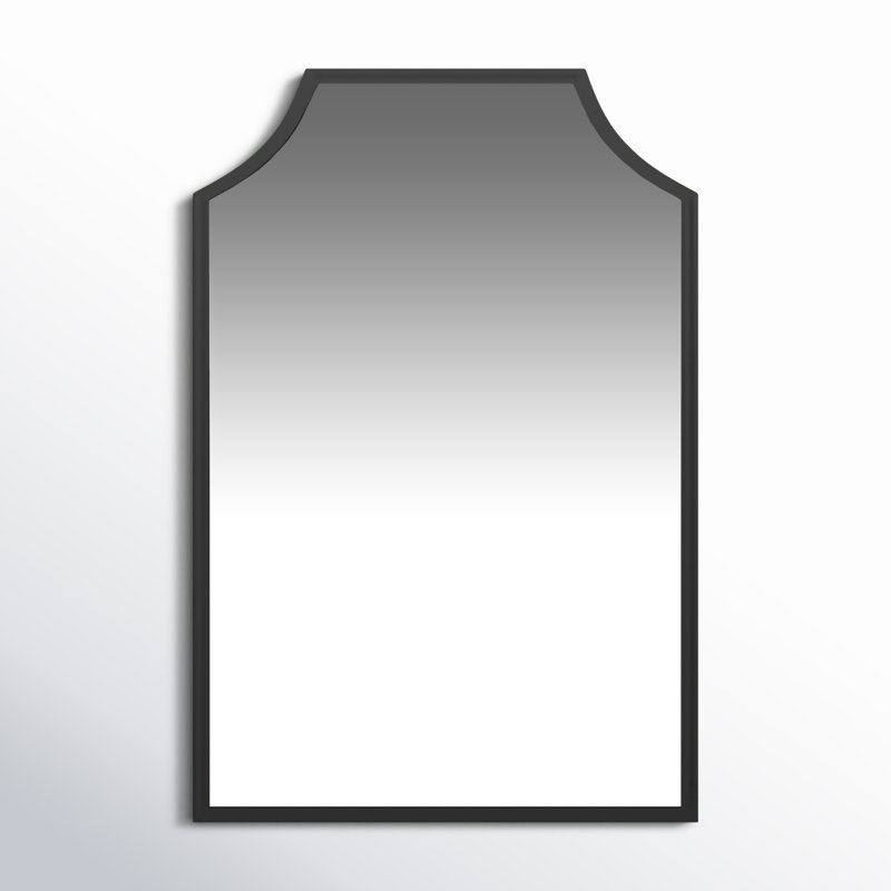 Simone Arch Metal Mirror, Black