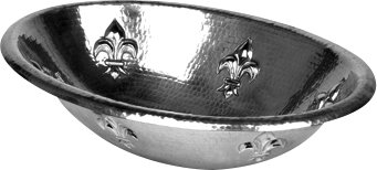 D'Vontz 14'' Metal Oval Bathroom Sink