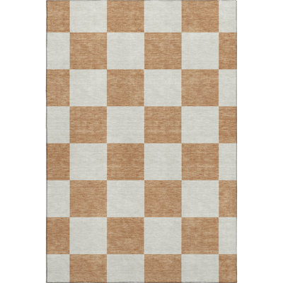 Premium Machine Washable Mayfield AMF2345 Geometric Rug