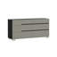 Commode double 62 po 6 tiroirs Honeyville