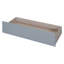 Lit de jour simple en bois avec deux tiroirs, gris - Structure et solution de maximisation de l'espace-499578722-499578723