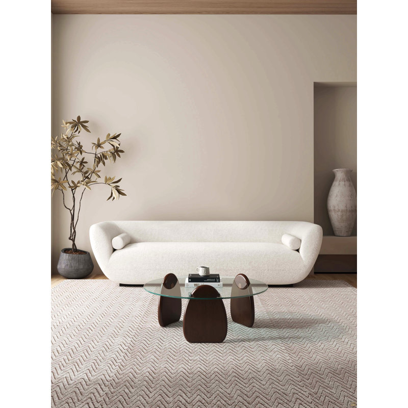 Table basse en verre