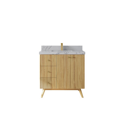 Kymberle 36'' Single Bathroom Vanity with Top