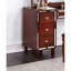 Meuble-lavabo classique de couleur cerise pour la chambre à coucher avec tabouret rembourré confortable et tiroirs rembourrés traditionnels-2002140934