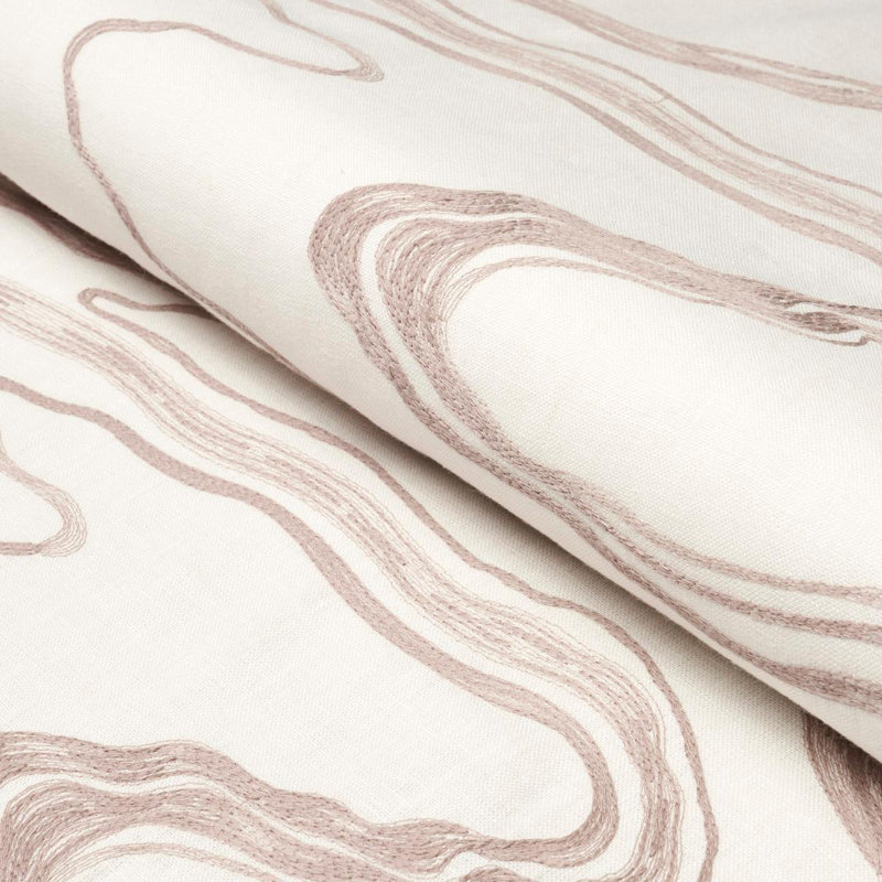 Tissu brodé Schumacher, Grès