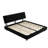 Upholstered Platform Bed Frame With Tufted Headboard