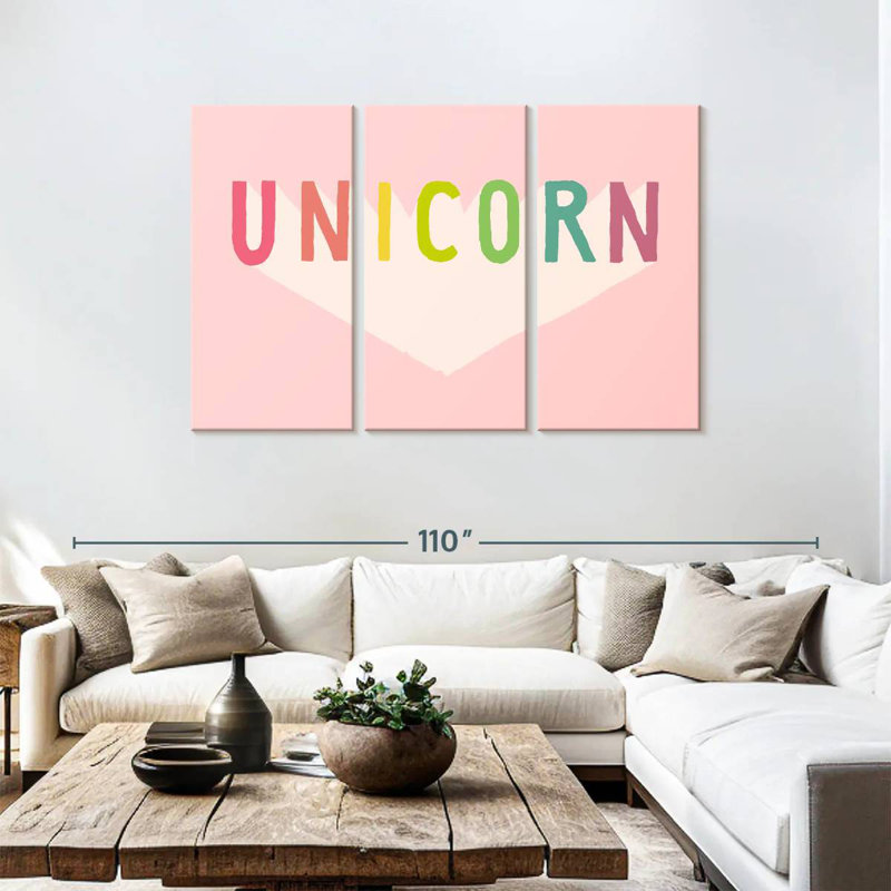 Tergel Unicorn Superhero, 48" H x 74" W