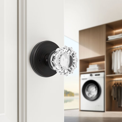 Coolnews Retro Elegant Series Crystal Passage Door Knobs