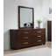 Commode 6 tiroirs avec miroir Tapper-116447356