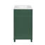 Meuble-lavabo 30 po Mid-Century avec lavabo en céramique-362584208