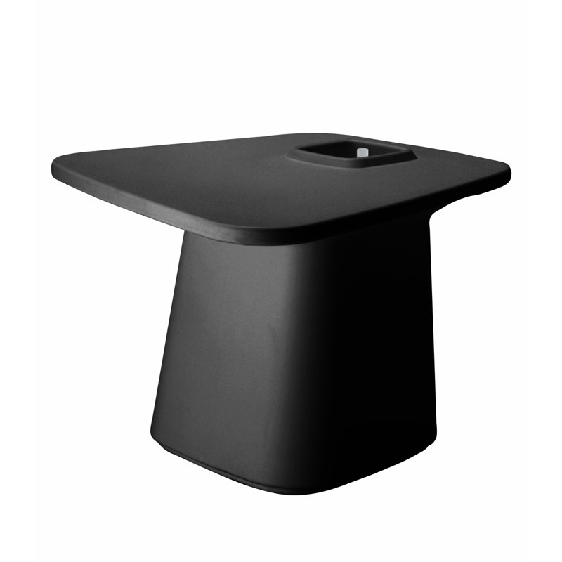 Noma Plastic Dining Table, Black