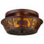 Rustic Lodge 2 - Light Semi Flush Mount