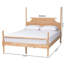 Lit plateforme à baldaquin Baxton Studio Caliana-2020349402-2020349403