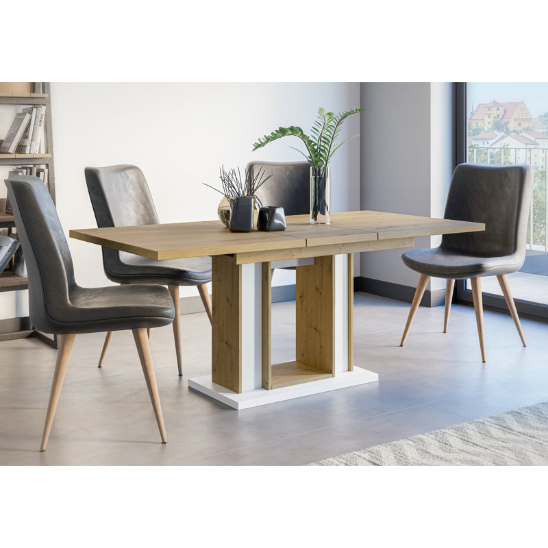 Extendable Dining Table Lorenia, White