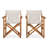Solid Wood Folding Director Chair (Set of 2)-1486051785