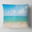 Oreiller large du coussin de mer tropical-740712451