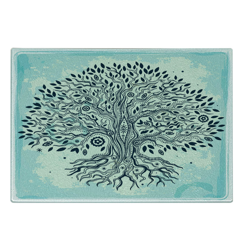 East Urban Home Glass Christam Cutting Board