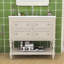 Armoire de meuble-lavabo moderne avec cadre en bois et quatre tiroirs-561101019