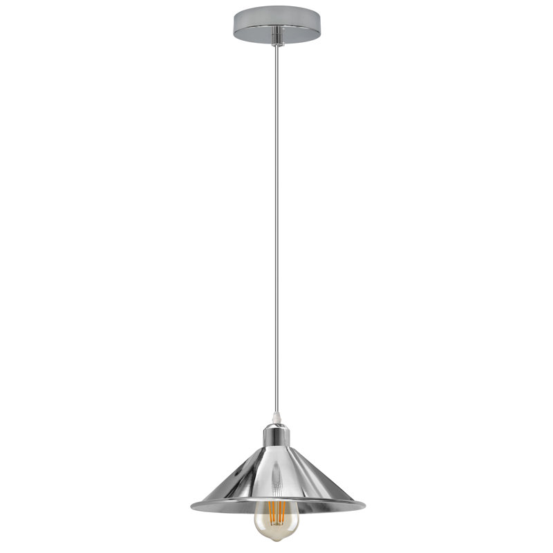 Kovacev 1 - Light Chrome Single Pendant, Yes