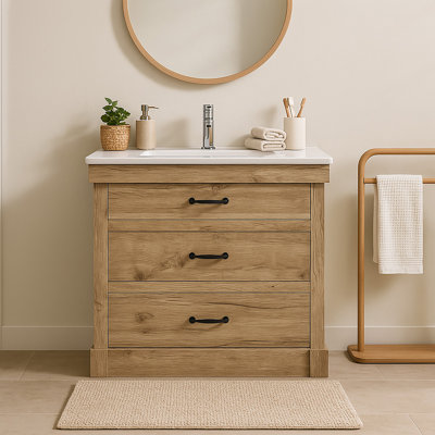47mm Single Bathroom Vanity with Undermount Ceramic Basin