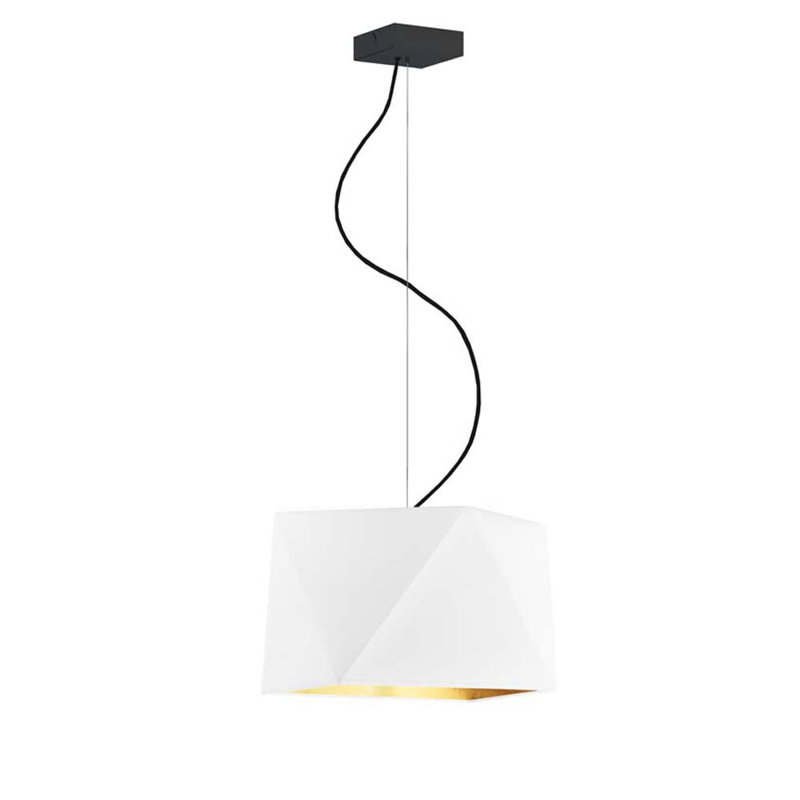 Russel 1 - Light Unique/Statement Pendant, White, Polished Chrome