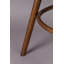 Chaise d'appoint en bois foncé Talika