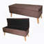 Banc de rangement 17 po en suède