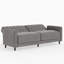 Canapé-lit de luxe 81,6 po en velours-1704151037