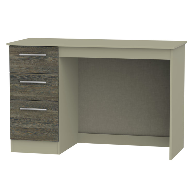 Fully Assembled Lyman Desk, Panga/Mushroom