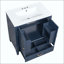 30 Inch Bathroom Vanity with Ceramic Sink, Multi‑Storage Bathroom Cabinet with Soft‑Closing Doors for Bathroom Space