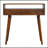 Curved Chestnut Console Table, Solid Wood-1293079585