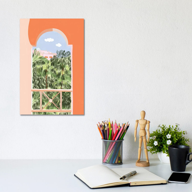 Summer Travel - Wrapped Canvas Print, 30.48cm H x 20.32cm W
