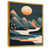 Toile avec cadre flottant or