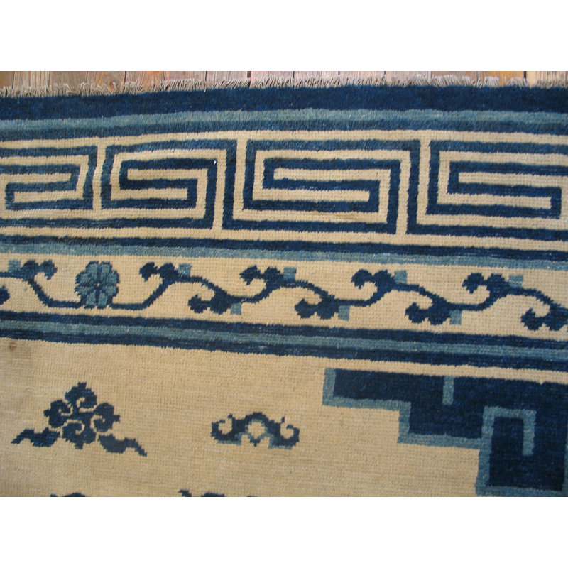 Antique Chinese - Mongolian Chinese Knotted Rug