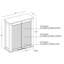 Through Lines Wall Mounted Bathroom Wall Cabinet-1158969318