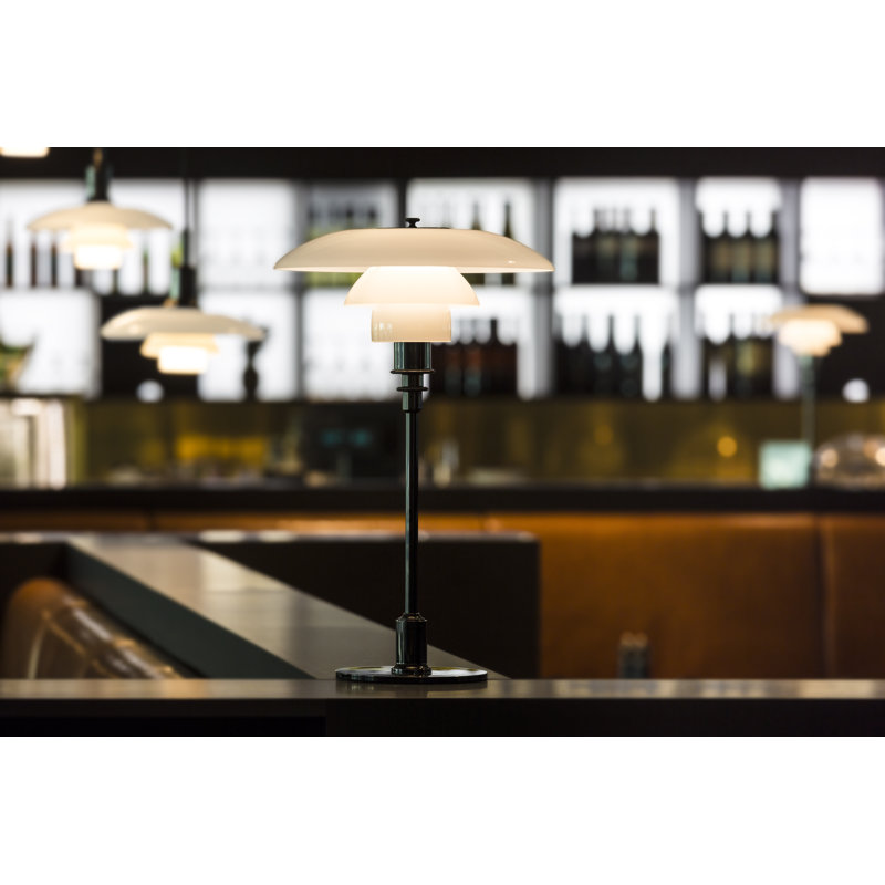 PH Table Lamp, 18.31" H x 12.99" W x 12.99" D , Black Metalized