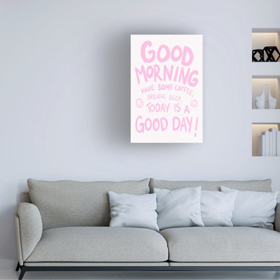 Good Morning sur toile